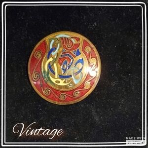 Vintage‎ Closinėe Enamel brooch